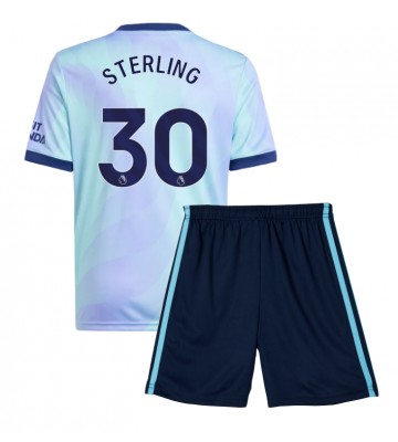 Arsenal Raheem Sterling #30 Tercera Equipación Niños 2024-25 Manga Corta (+ Pantalones cortos)